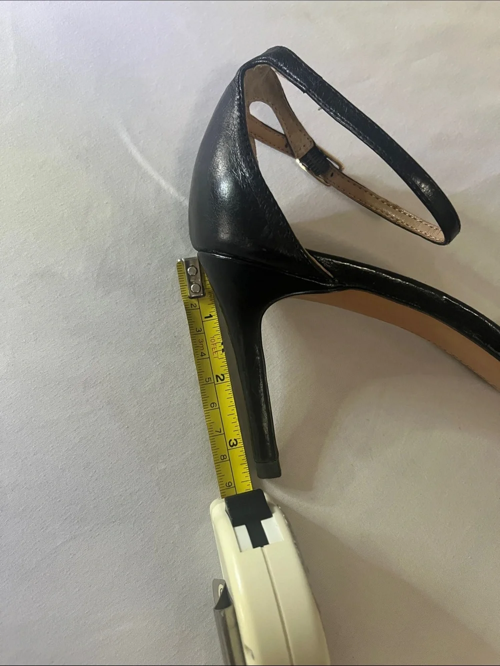 Banana Republic Black Ankle-Strap Stiletto Heels
